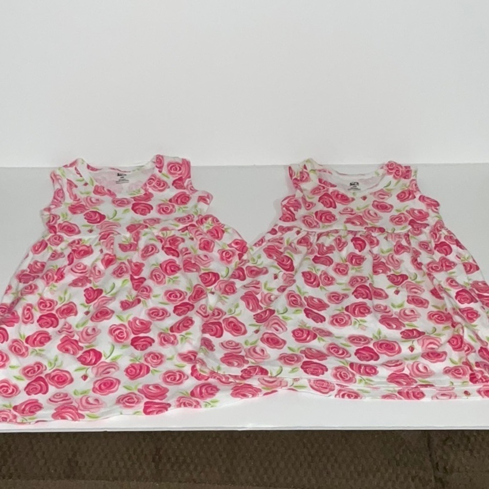 HB, 2 Floral Dresses, Size 18M